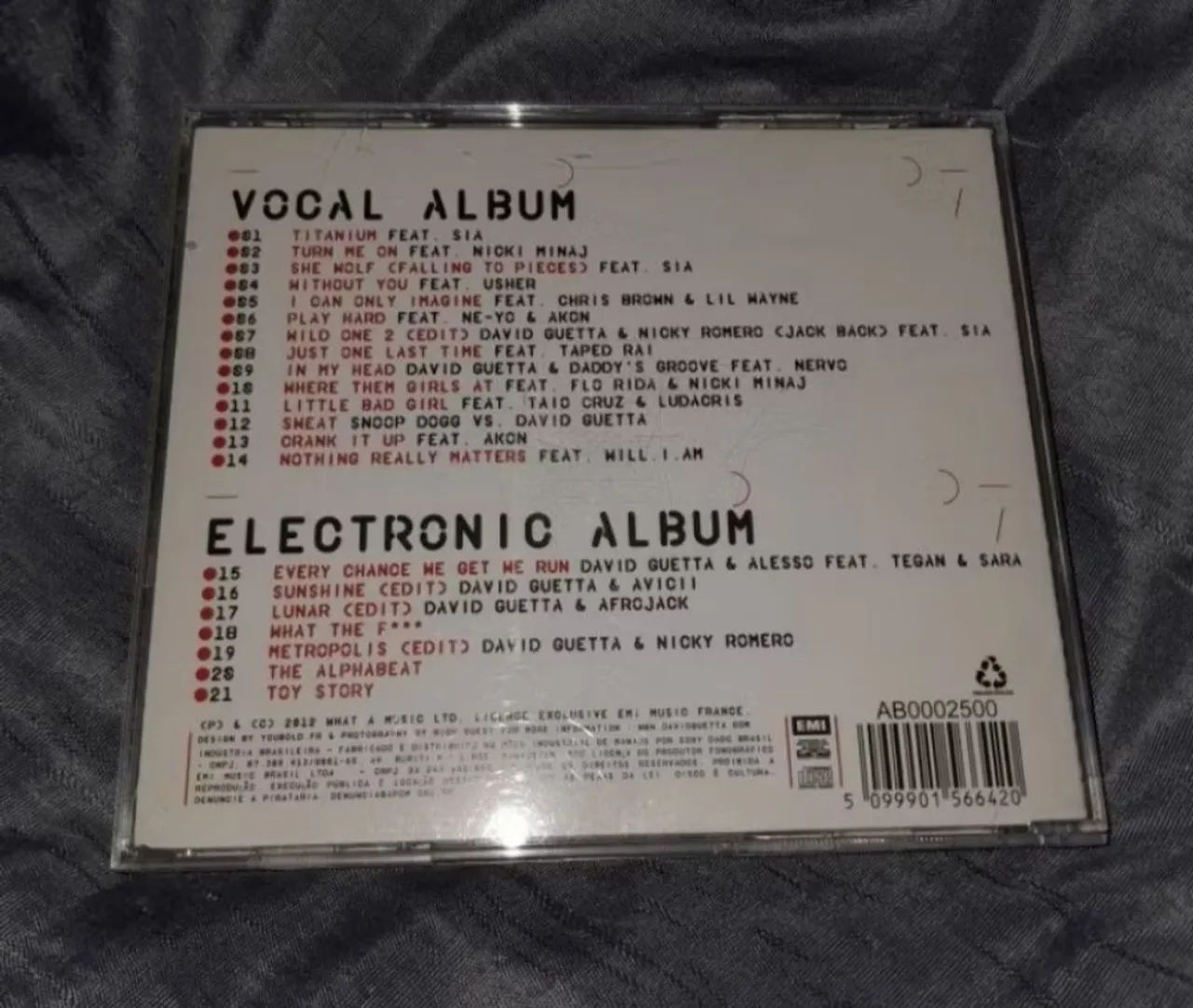 Kit 5 cds - David guetta- duplos ,leia - CDs, DVDs etc - COHAB