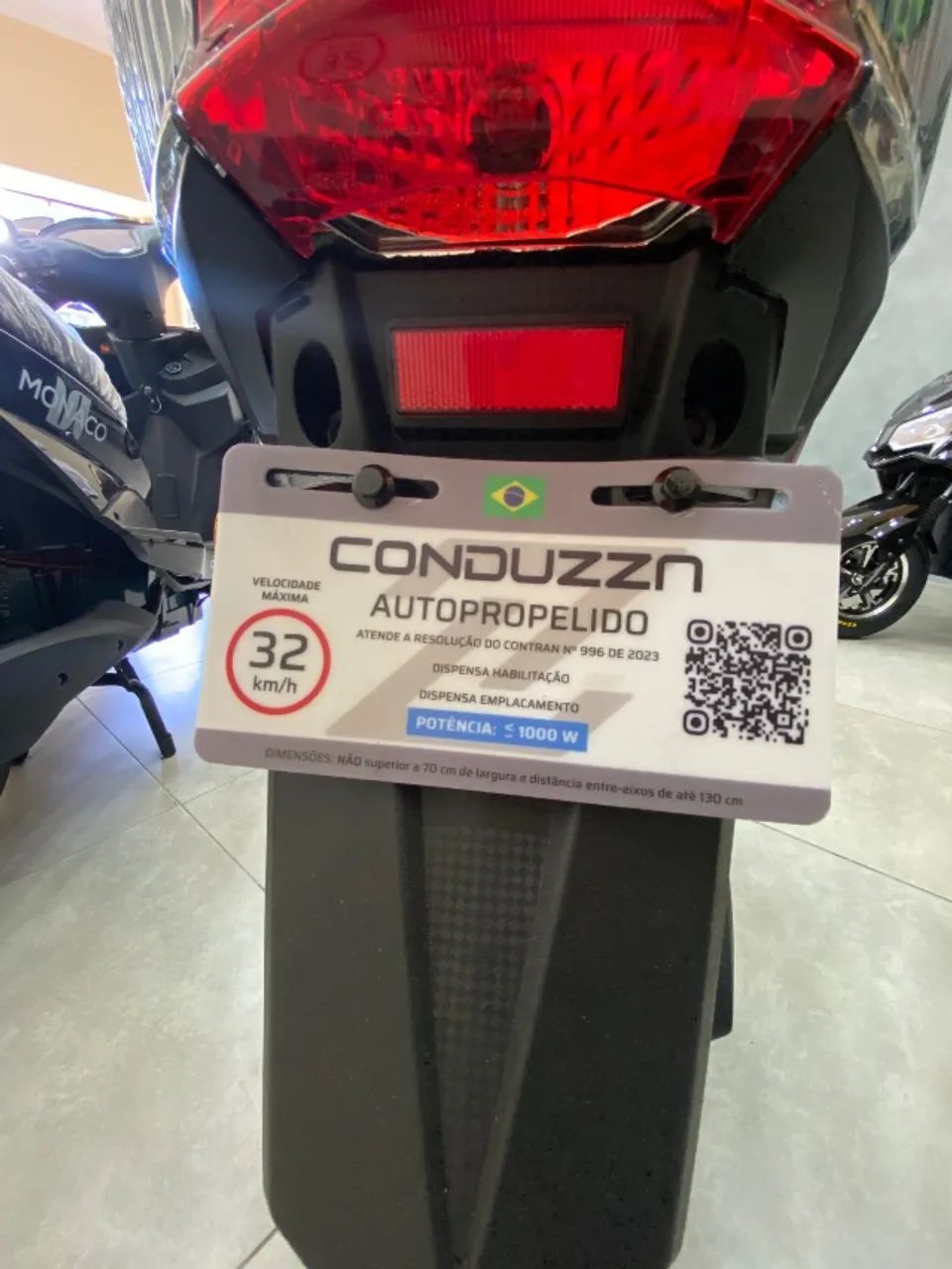 Scooter Elétrica Conduzza Dubai 1000w - Foto 4