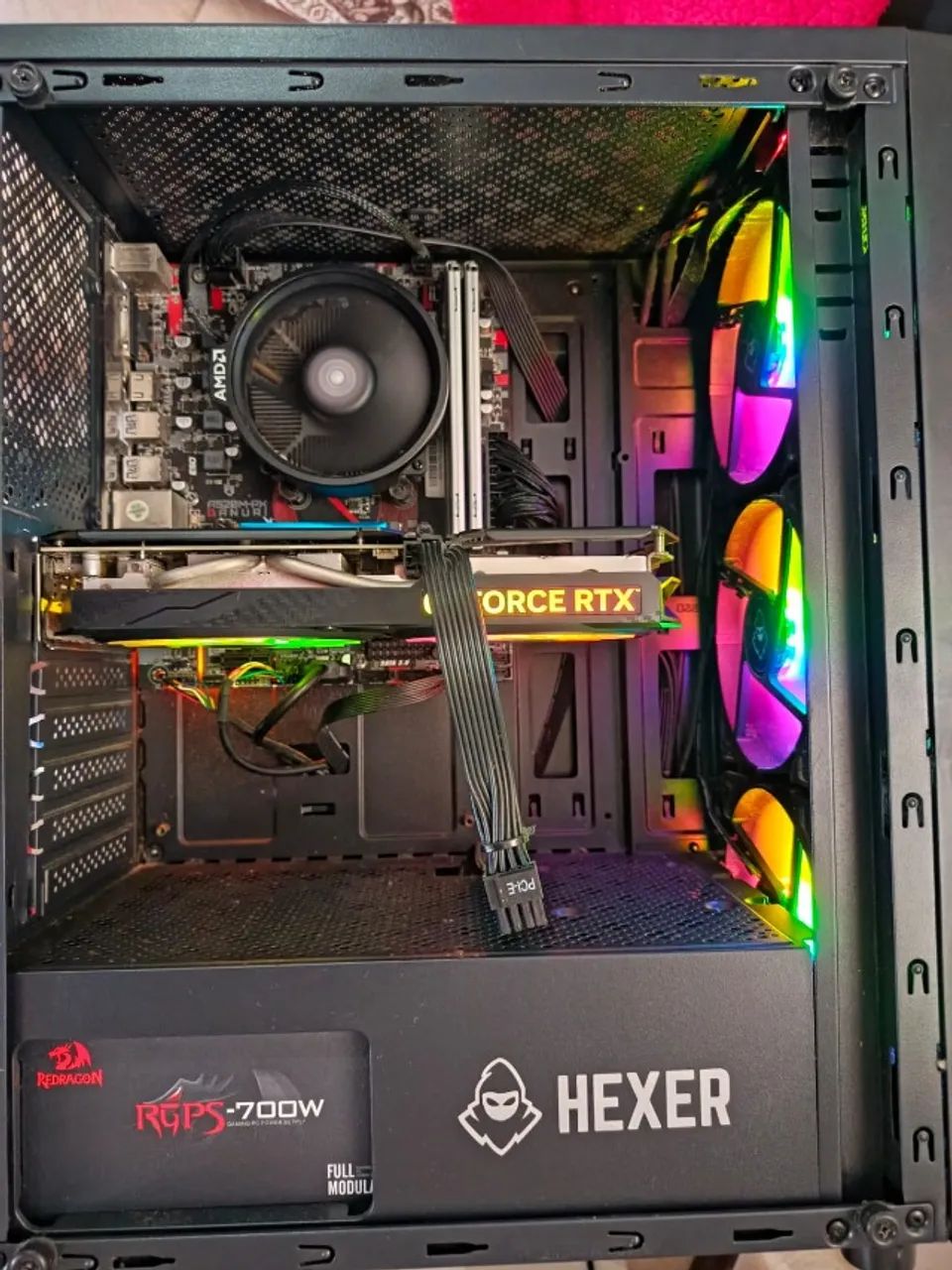 Gabinete Gamer RTX 4060 16GB RAM