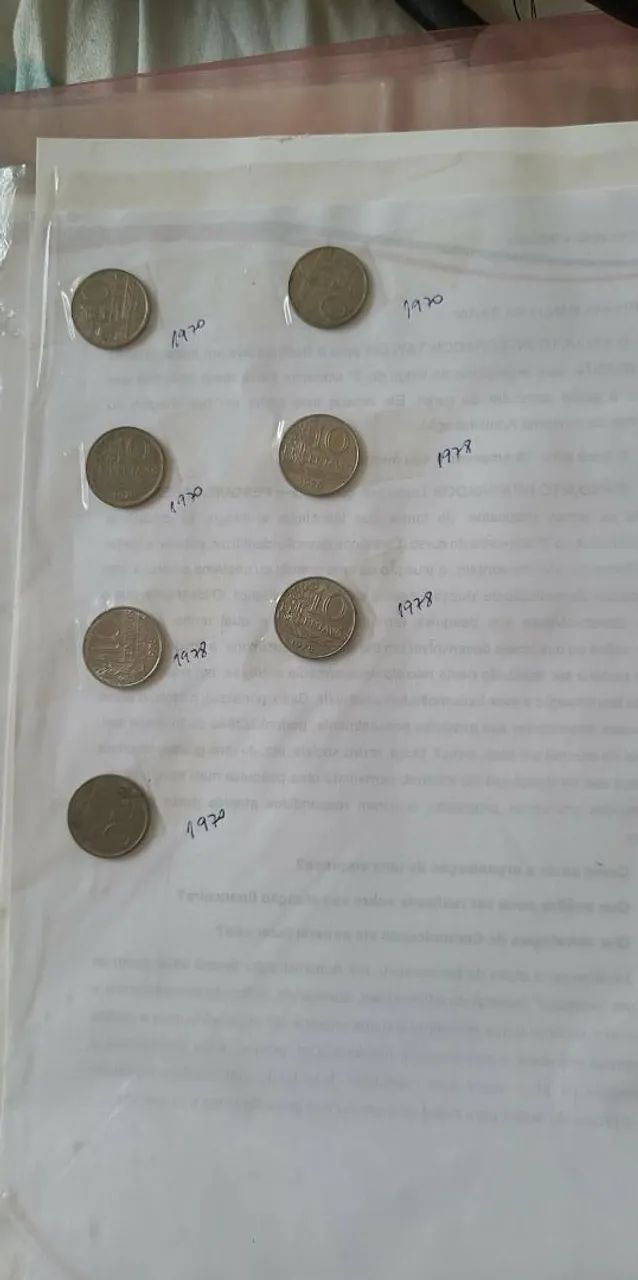 Moedas e cédulas antigas para colecionadores  - Foto 5