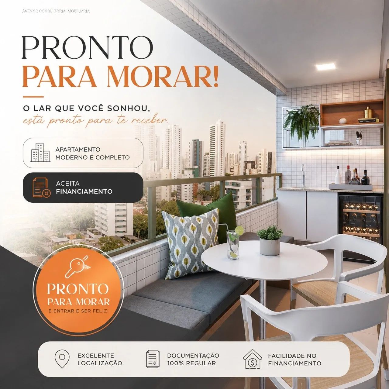 Apartamento ao lado da UFPE com 3 quartos e qualidade Moura Dubeux