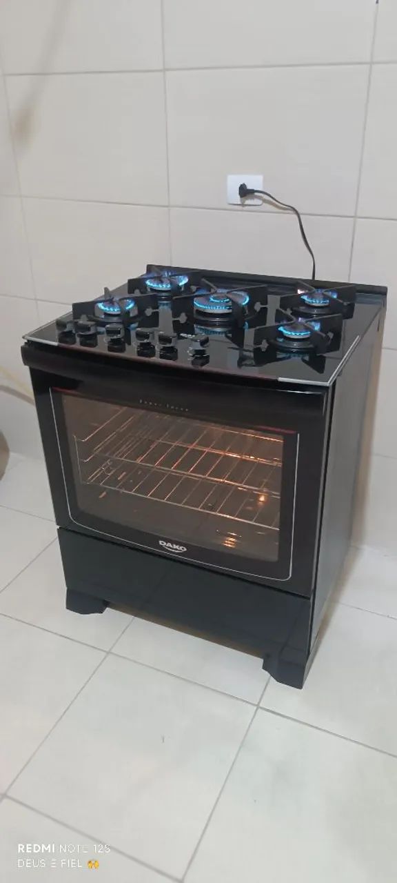 FOGÃO 5 BOCAS AUTOMÁTICO BIVOLTS  - Foto 4