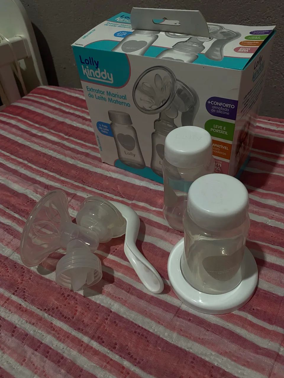 Sugador de leite materno 