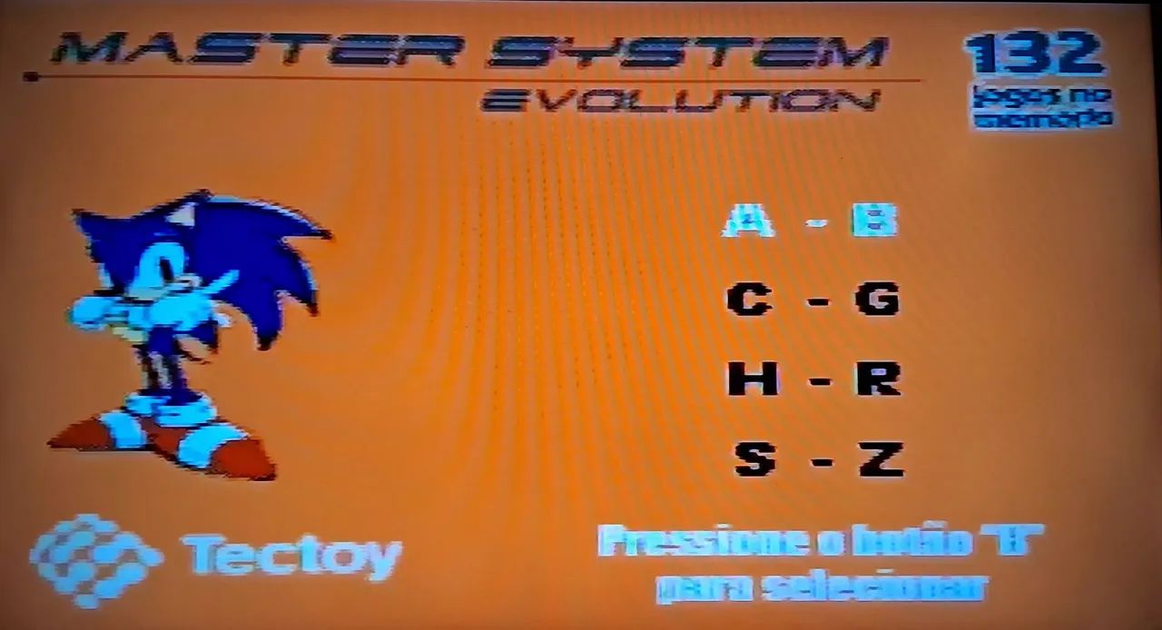 Master System Evolution Tectoy 132 Jogos Completo + 2 Controles - Funcionando - Foto 5