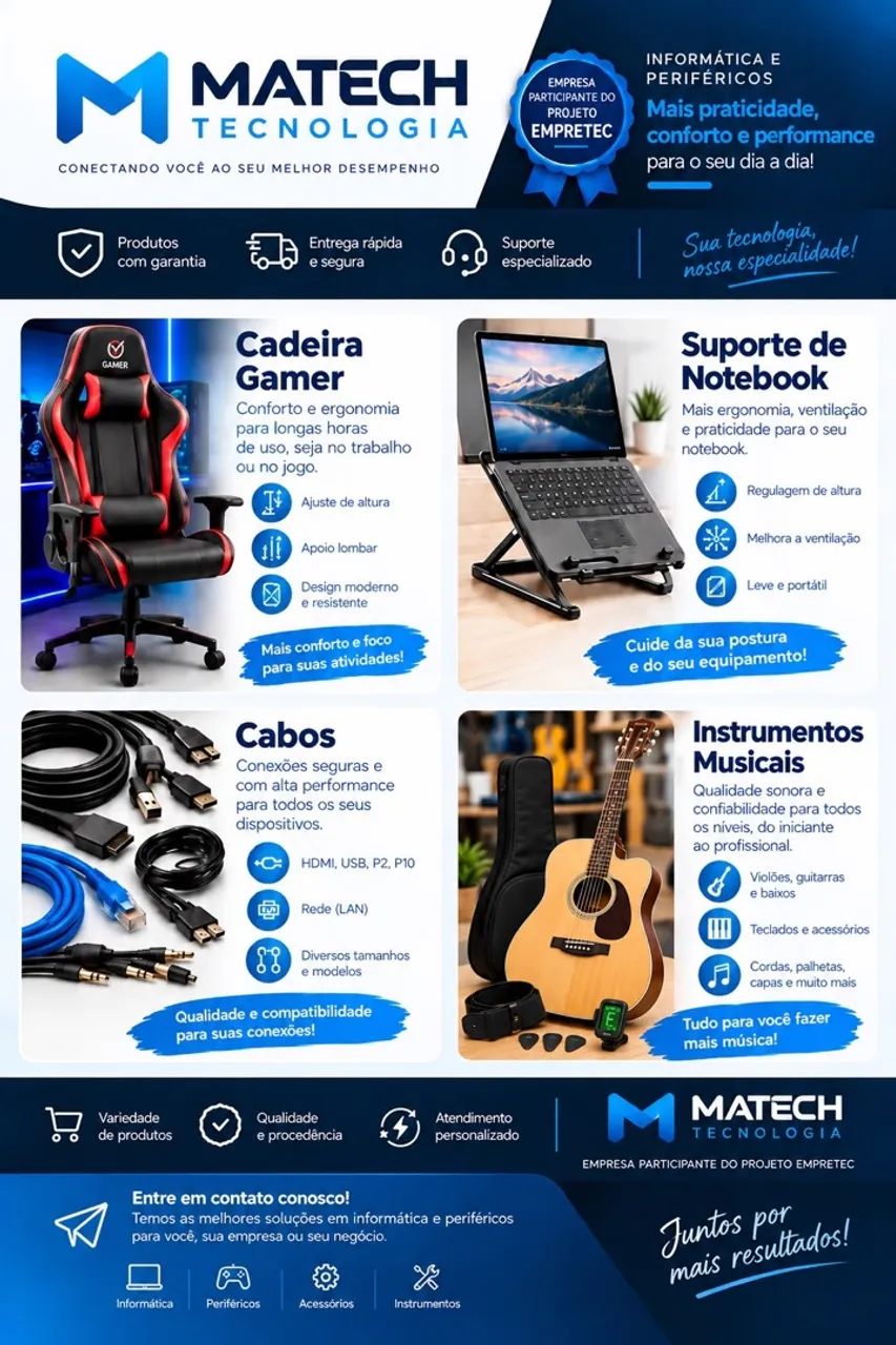 PRODUTOS ELETRÔNICOS 