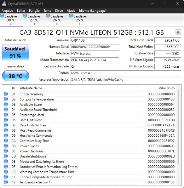NVME 512 + SSD 512 + 2 HD's 1 Tera - Foto 3