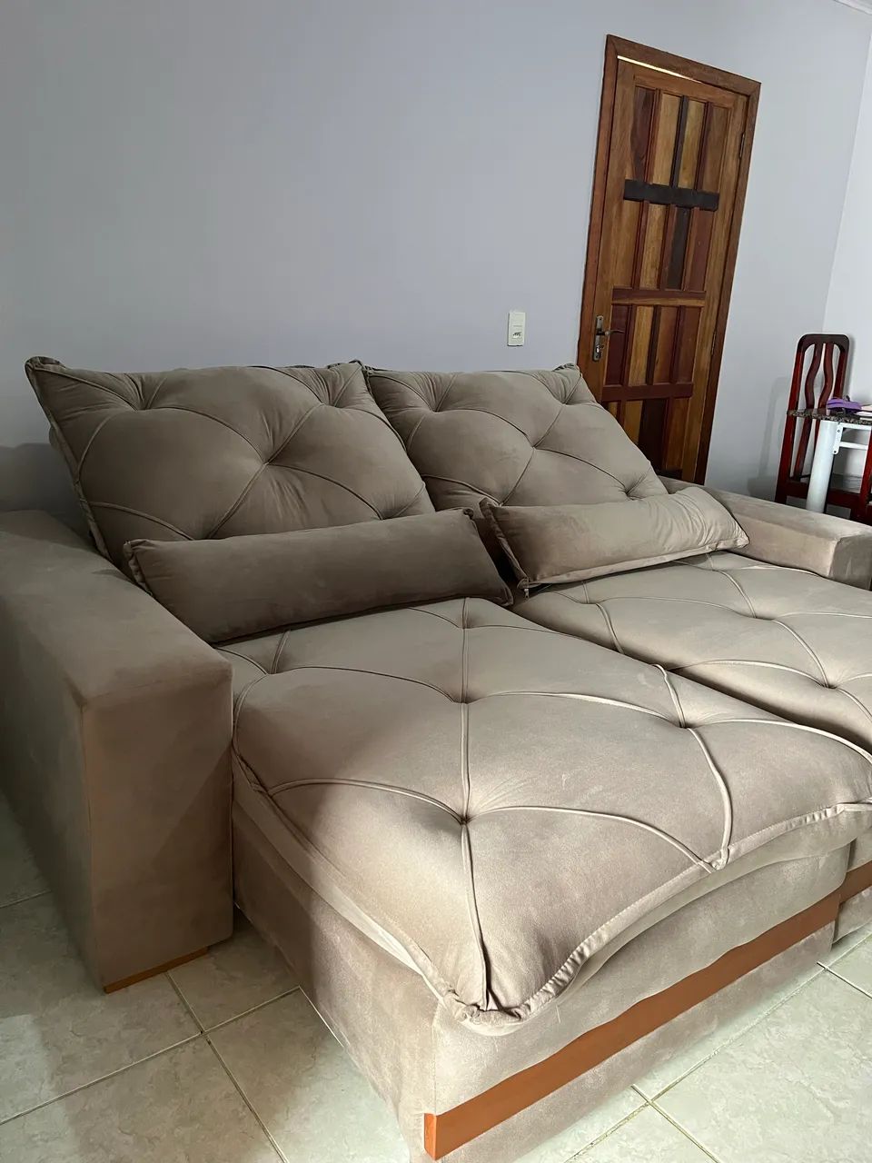 Sofá retrate semi novo  - Foto 3