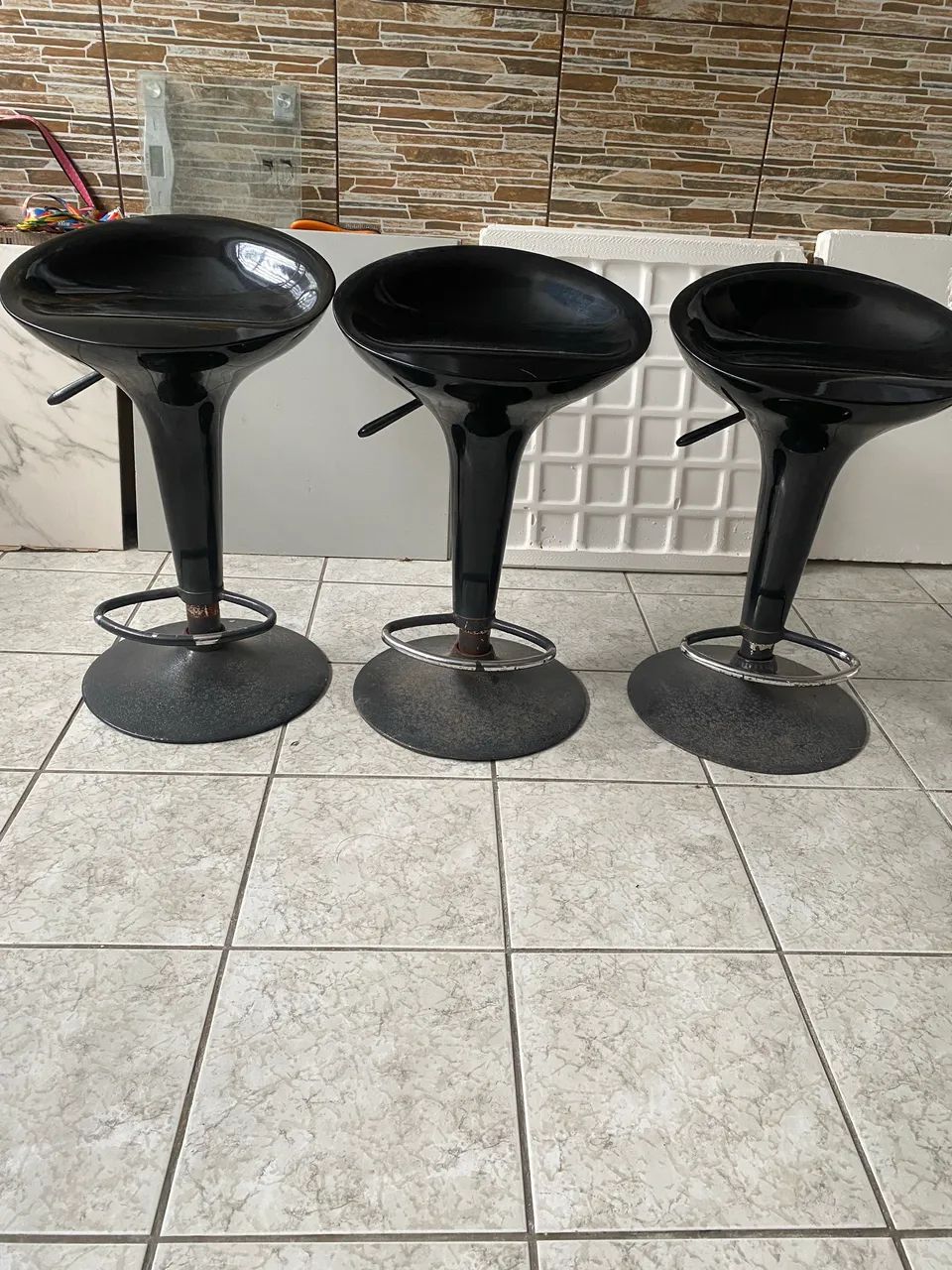 Banqueta alta giratória  - Foto 3