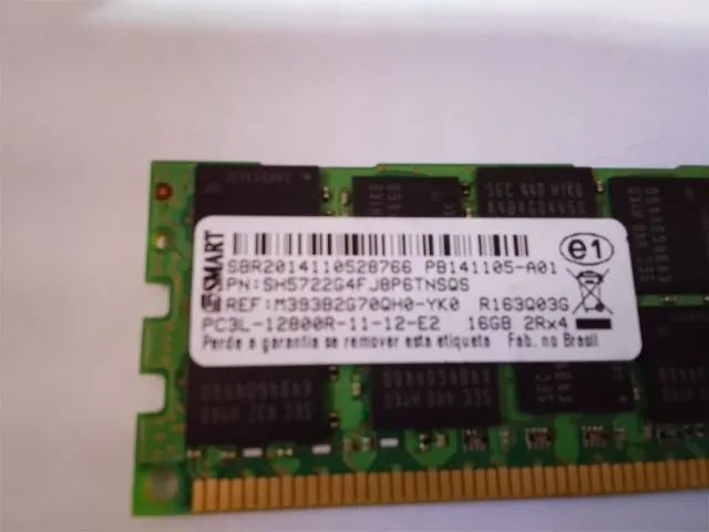 2 Memória 16GB DDR3 ECC 1600MHz Servidor  - Foto 2