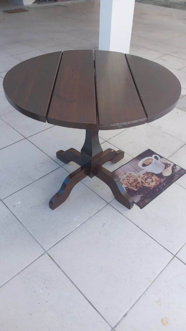 Mesa Estilo Madeira/ Rustiica - Foto 2