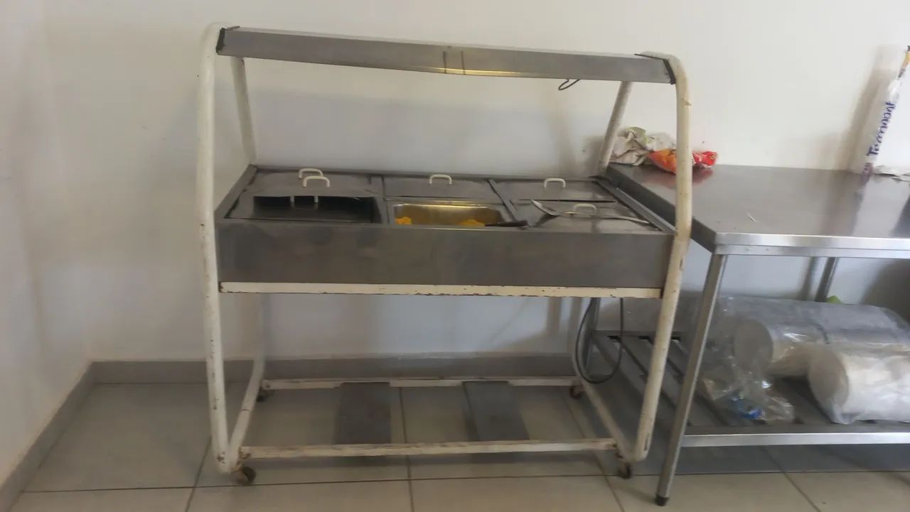Buffet quente 6 cubas barato 