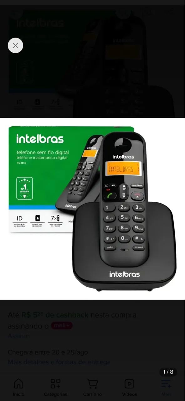Telefone Intelbras 