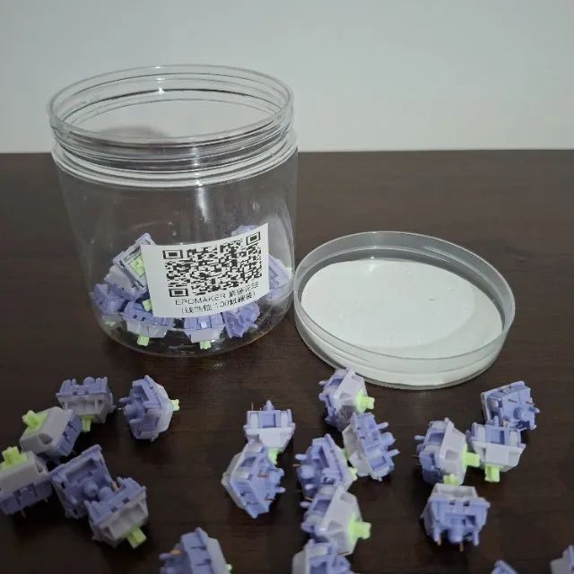 Switchs Epomaker Wisteria 100pcs - Foto 4