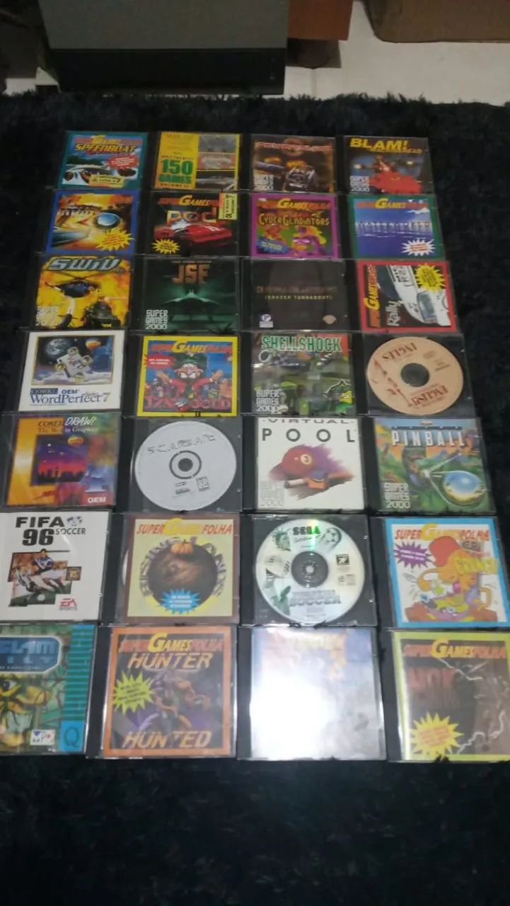 Lote games clássicos PC e software
