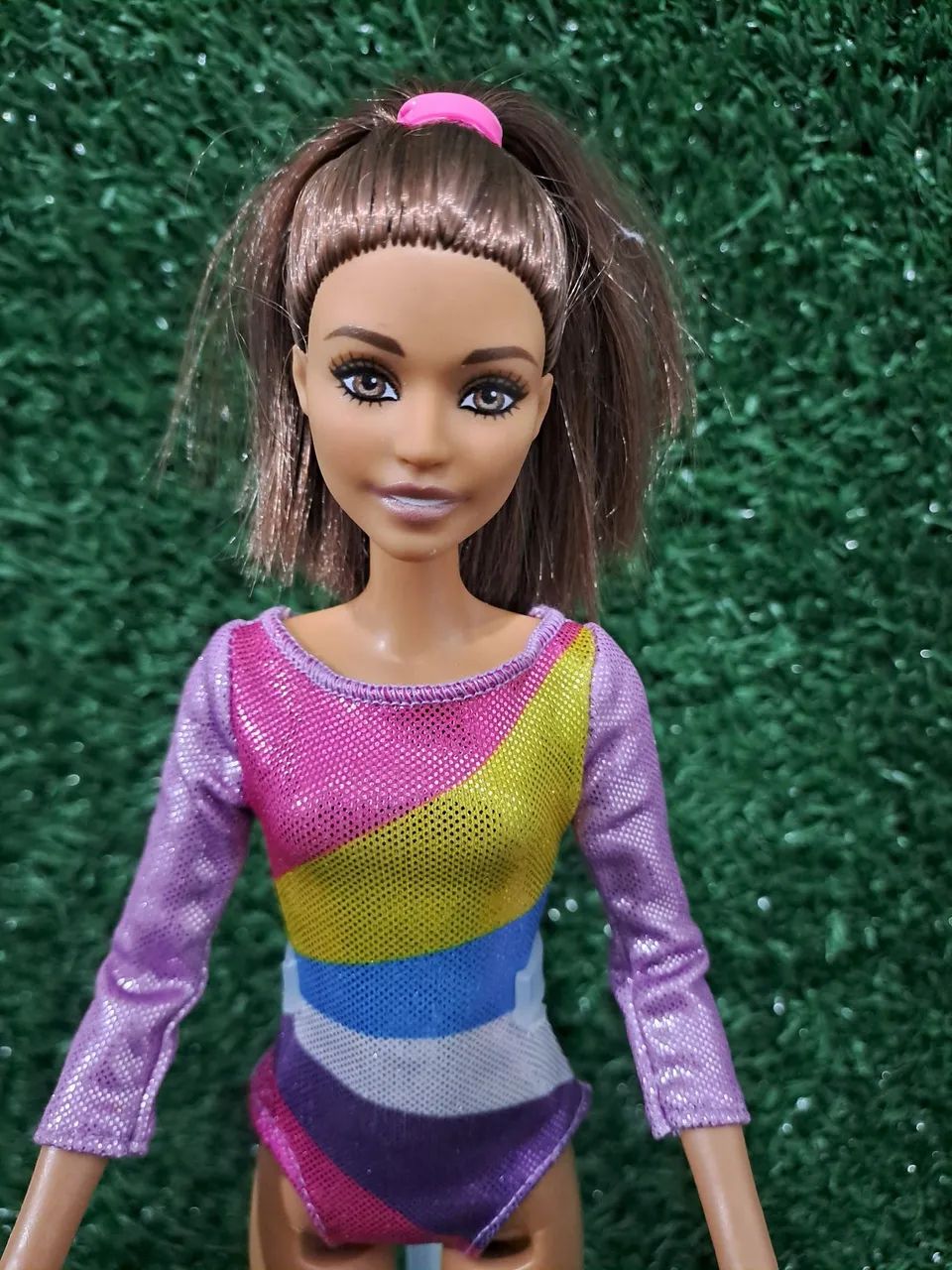 Boneca barbie ginasta morena - Foto 2