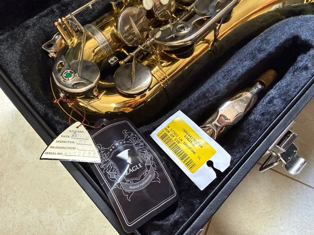 Saxofone Tenor Eagle ST503LN IMPECAVEL - Foto 2