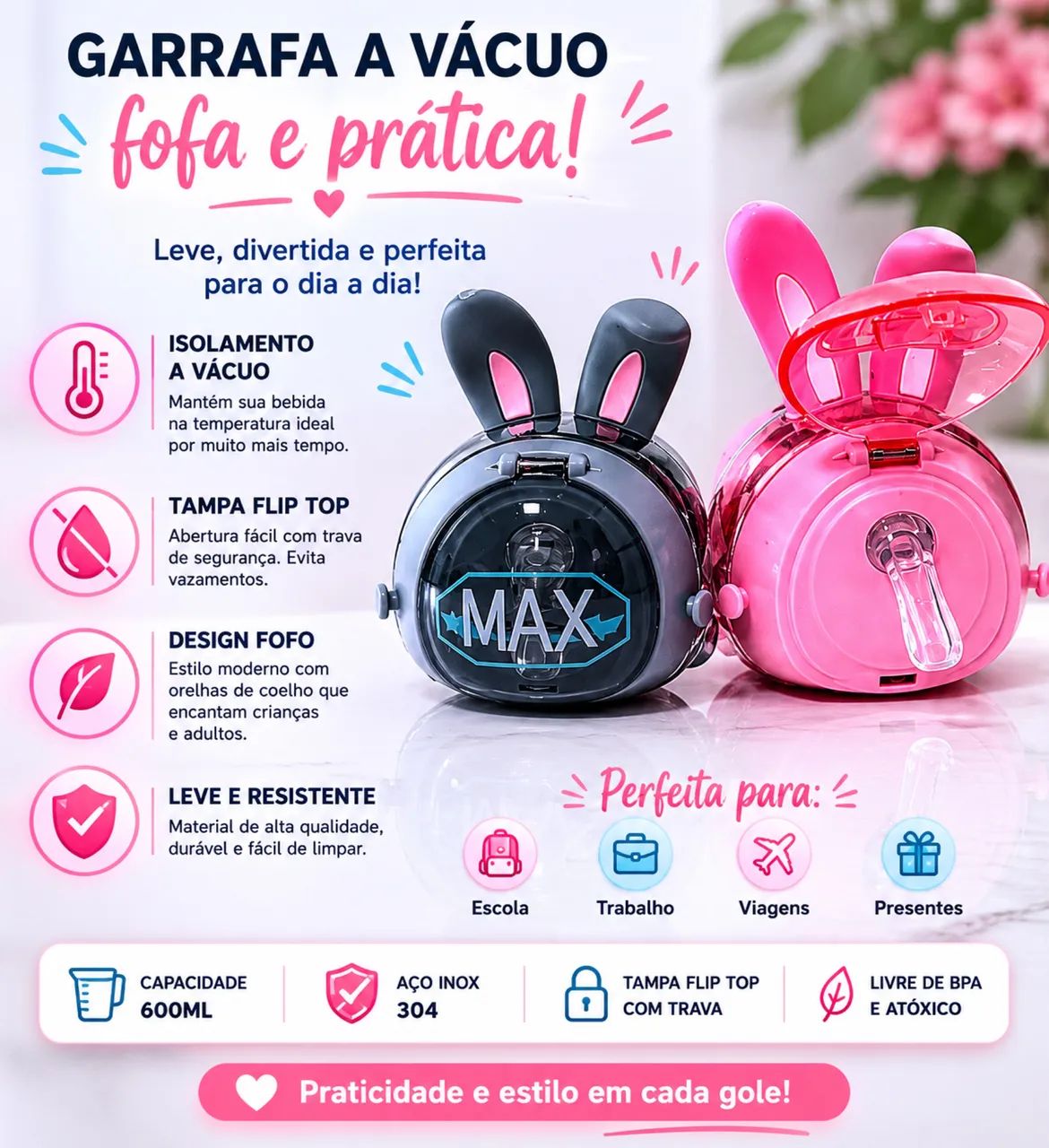 Garrafa Infantil  Produto Novo  - Foto 2