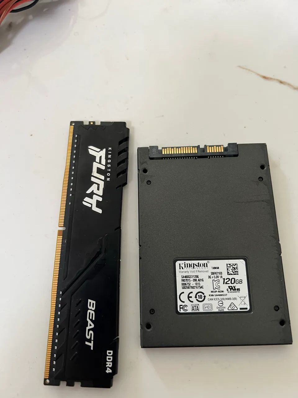 Kit Memória ram e ssd 