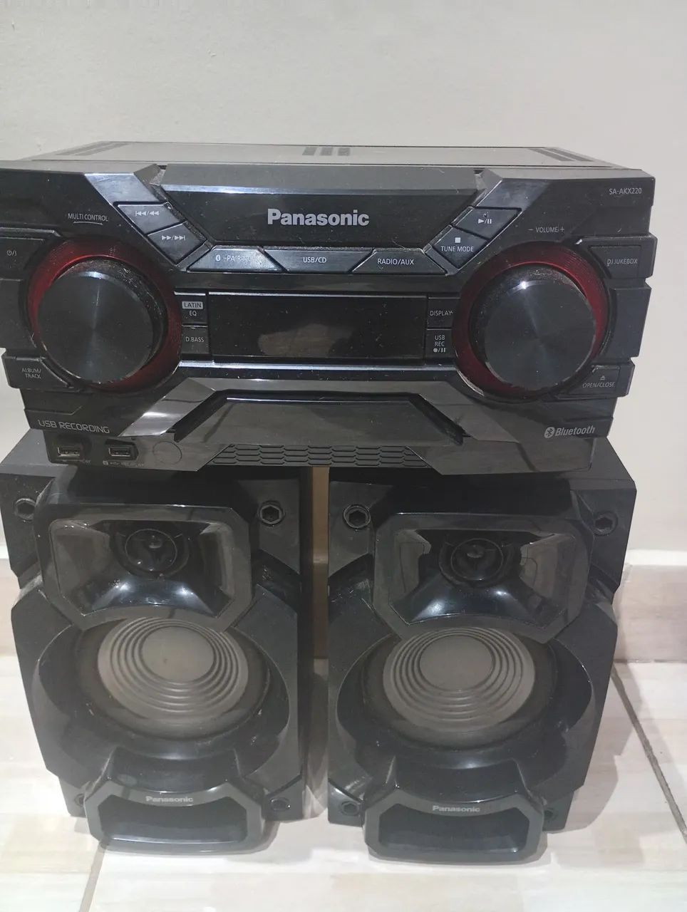 Mini sistem Panasonic akx 220/ 450wts rms