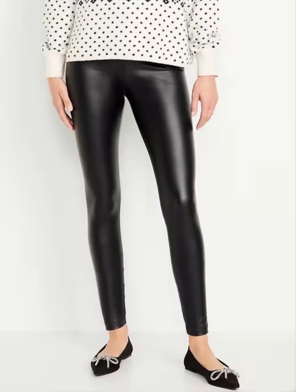Calça em vinil OLD NAVY tam XG 