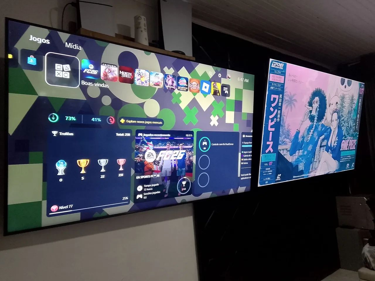 Tv 75 Q led Samsung.  (Troco)