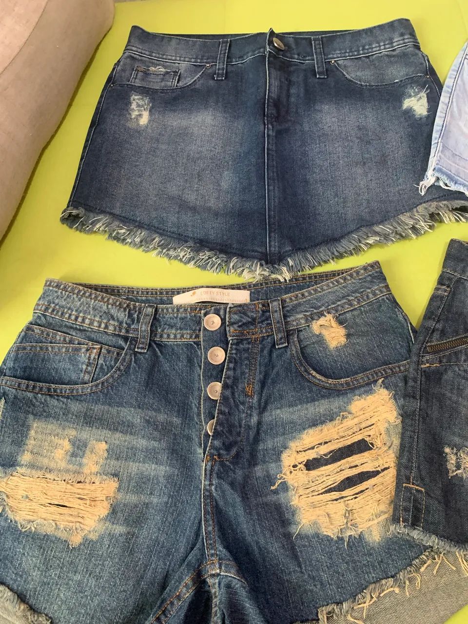 4 pcs jeans, femininas : ( clock  house, c&a) - Foto 3