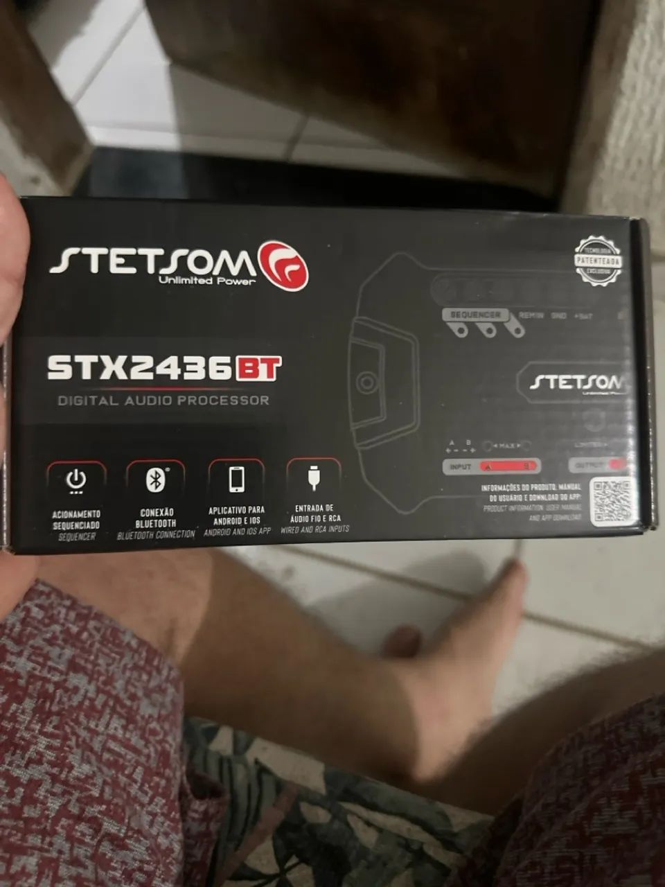 Processador de áudio STX 2436BT