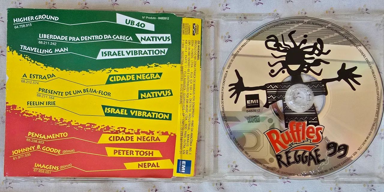 Cd Ruffles Reggae 99 EMI - Foto 2