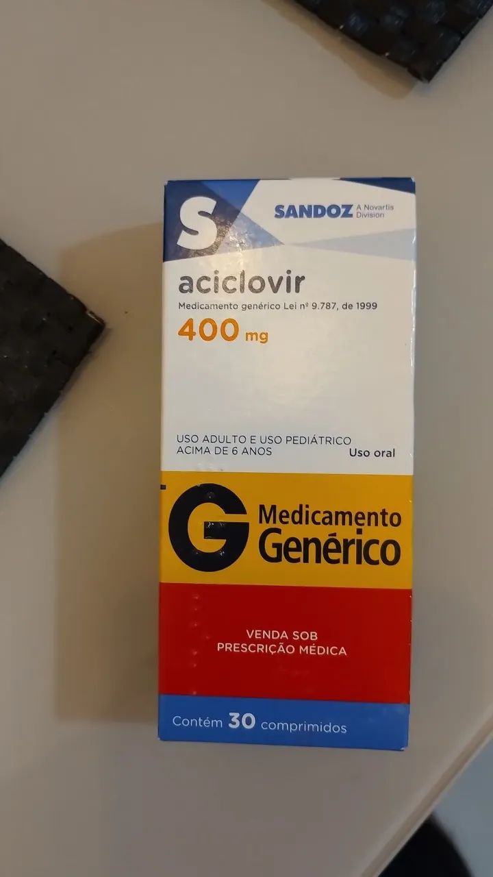 Vendo cx aciclovir v400mg.