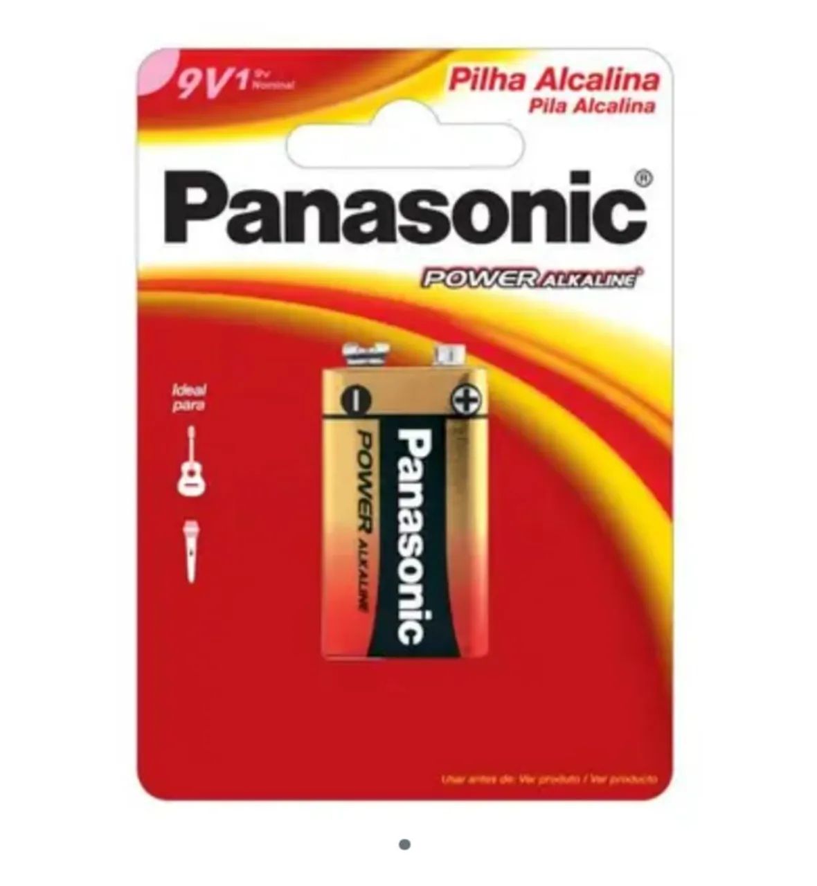 Bateria 9v Panasonic 