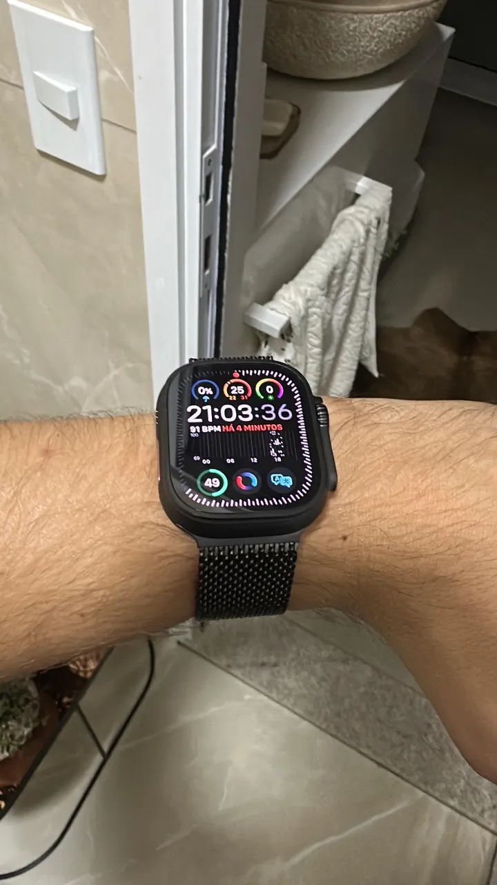 Apple Watch Ultra 2 (GPS) + Pulseira de Titânio Original Apple - Foto 4