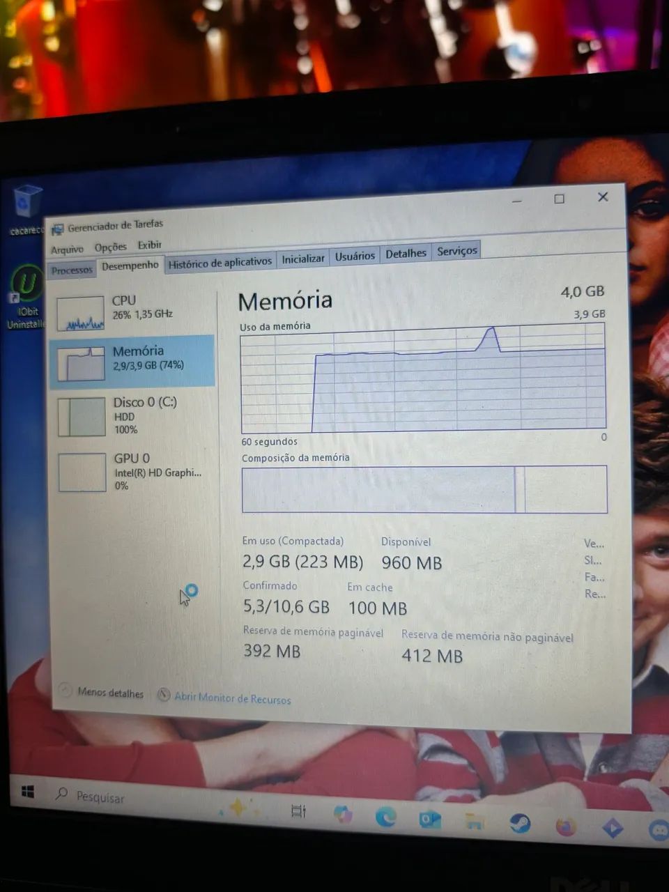 Notebook Dell i3 7020U, 4gb de ram, 1tb HD  - Foto 4