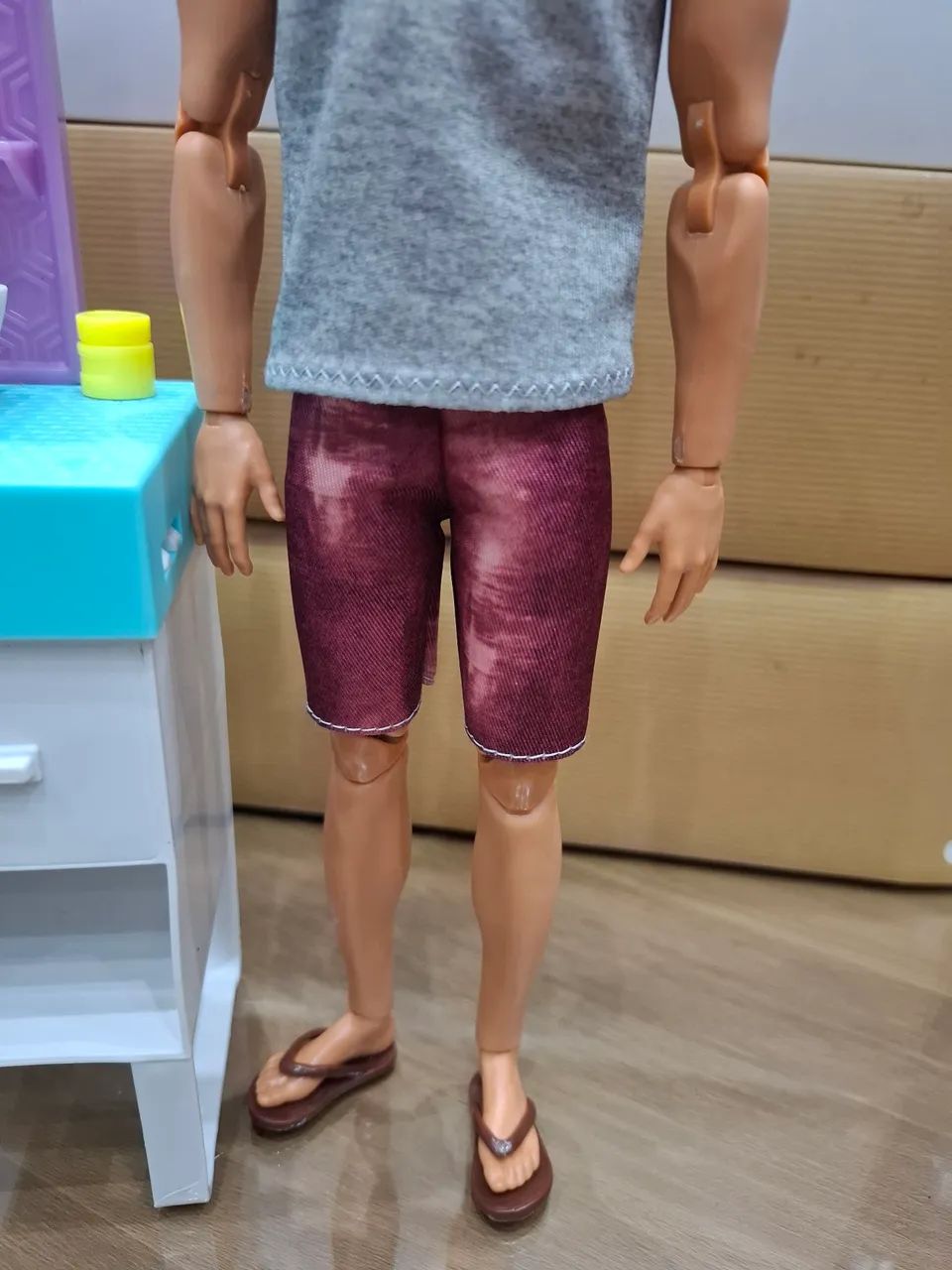 Boneco ken barbie e banheiro - Foto 3