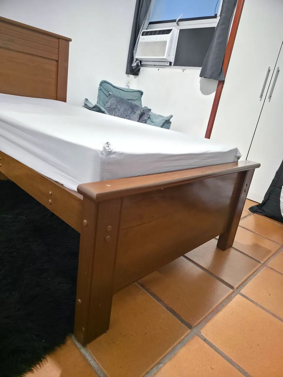 Vendo Cama Solteiro+Colchão solteiro Ecoflex d33 PRA SAIR RÁPIDO!! - Foto 2