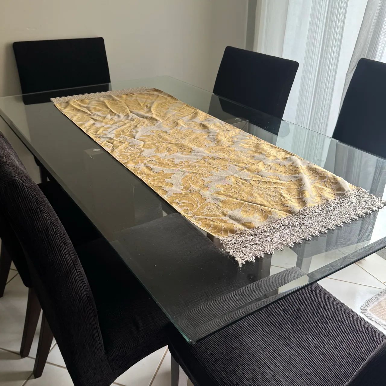 Jogo de mesa 6 cadeiras  - Foto 3