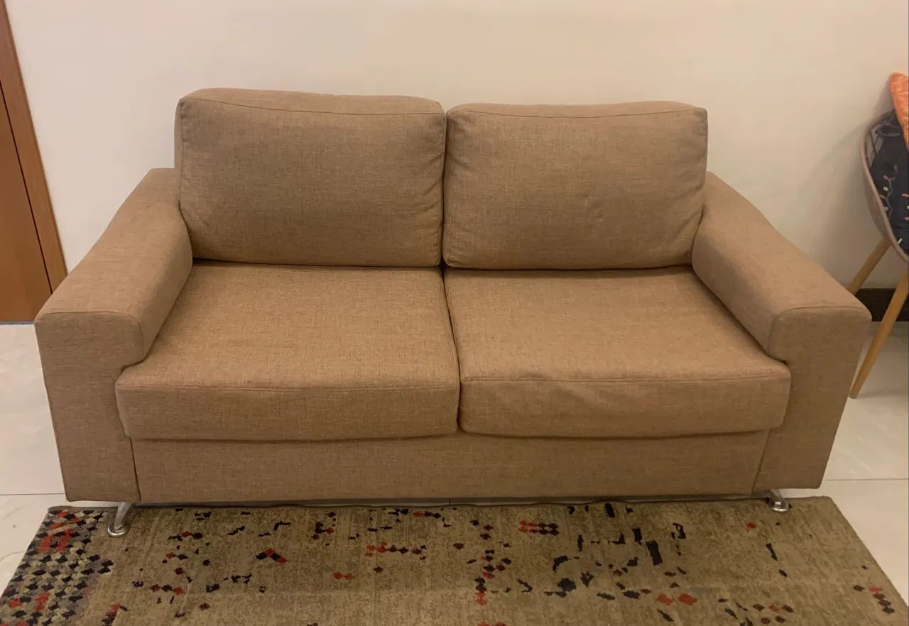 Vendo lindo sofá-cama de 2 lugares - Foto 3