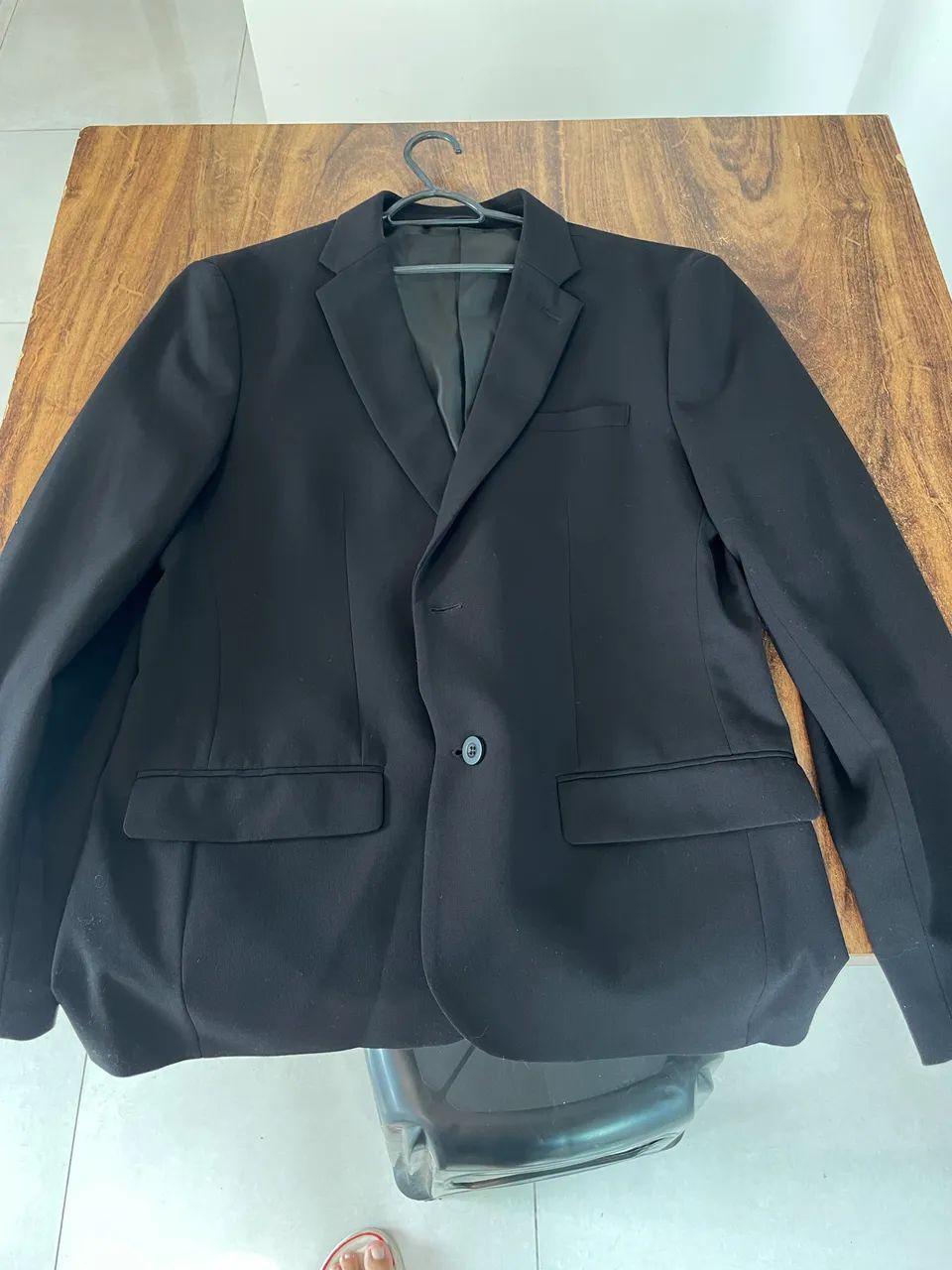 Paletó Preto Rchelo tamanho 50 - Foto 2