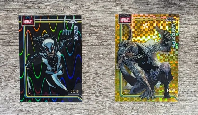 LOTE 5 CARDS NUMERADOS TOPPS CHROME MARVEL 2026 - Foto 4
