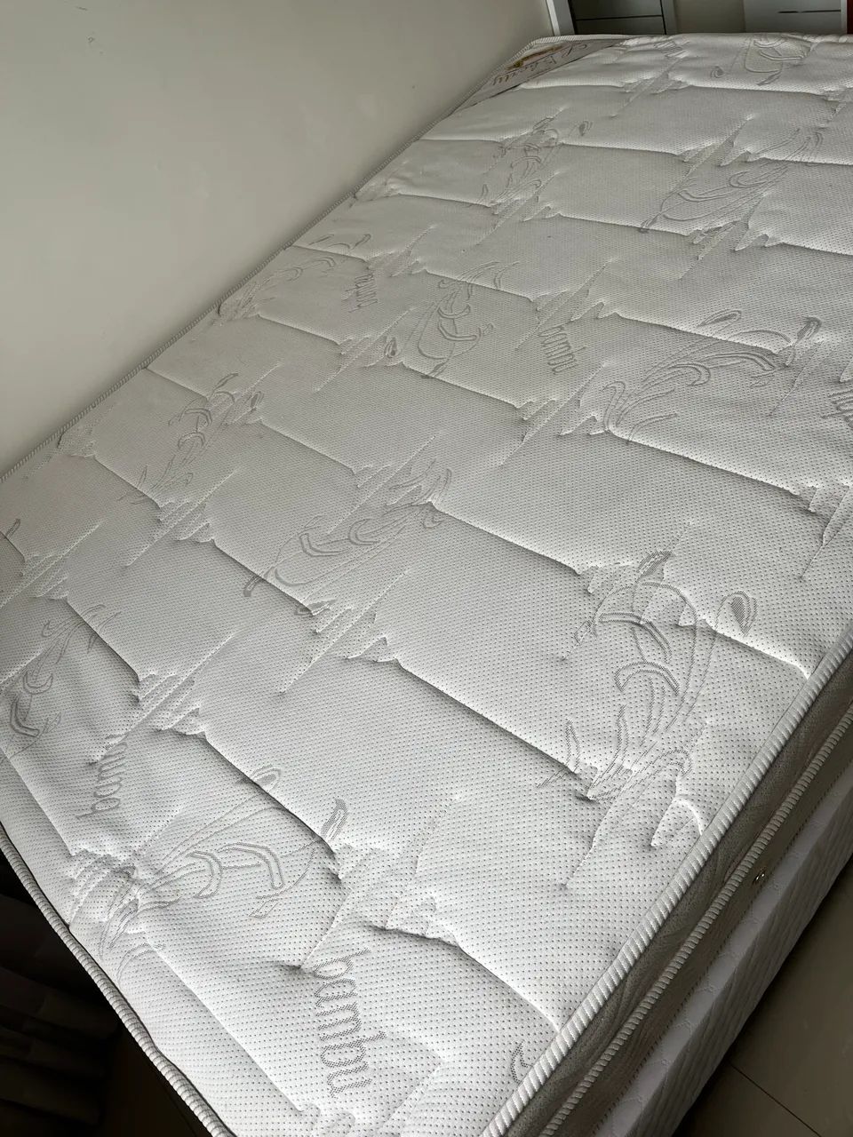 Cama box completa casal liberty bambu Ortobom  - Foto 5