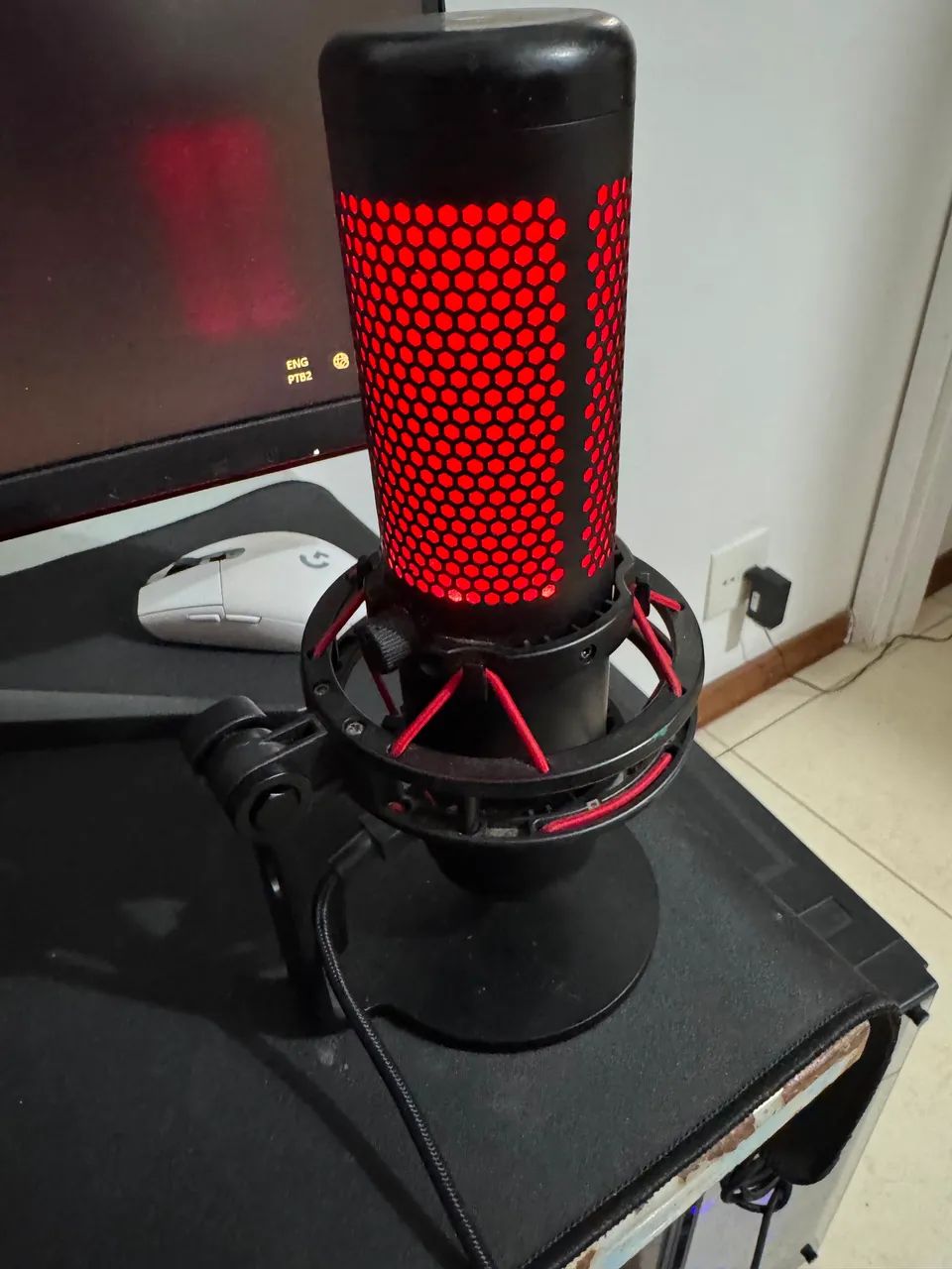 Microfone Gamer HyperX QuadCast (Com Suporte)