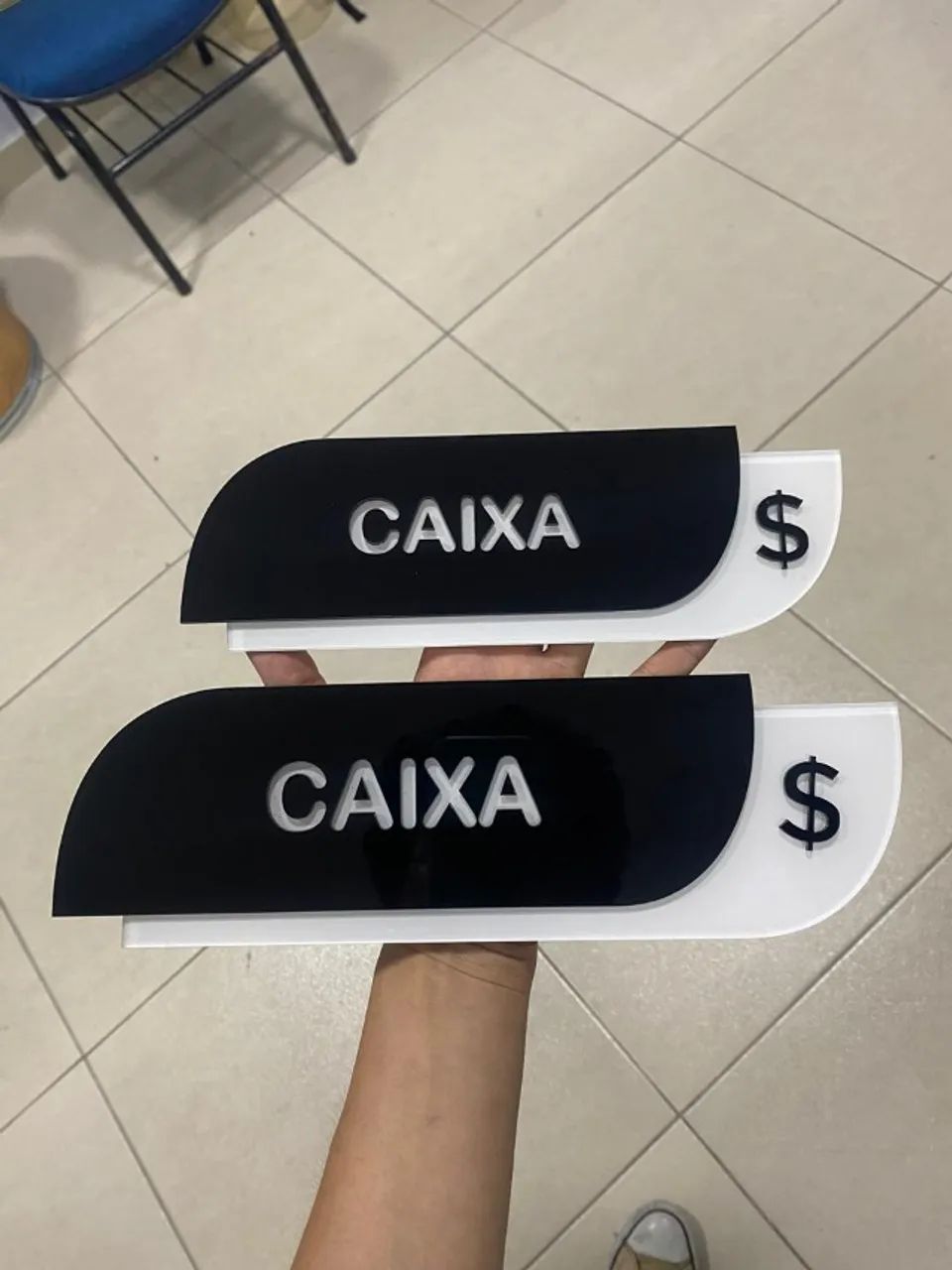 Placa em acrílico para setores - Foto 2