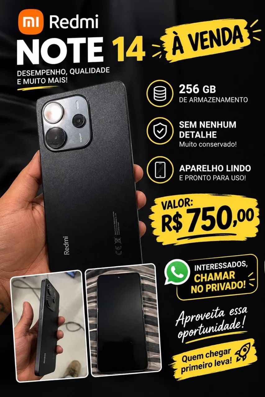 Vendo redmi not 14 256gb