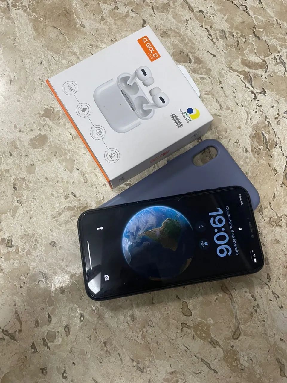 iPhone XR 64GB com fone Bluetooth e capinha  - Foto 4