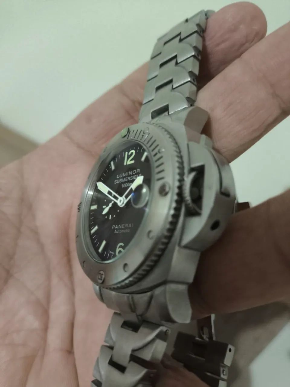 Relógio Luminor Submersible Panerai Aço  - Foto 2