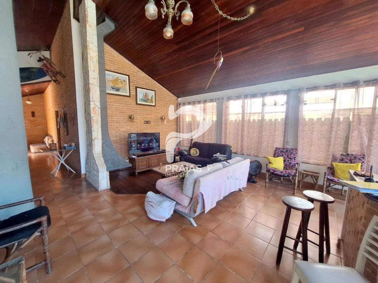 Casa térrea com piscina, 3 dormitórios, Enseada, Guarujá - Foto 4