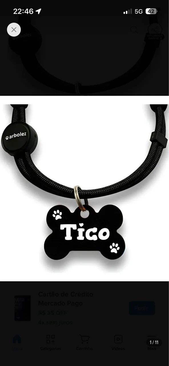 Coleira personalizada para PET - Foto 5