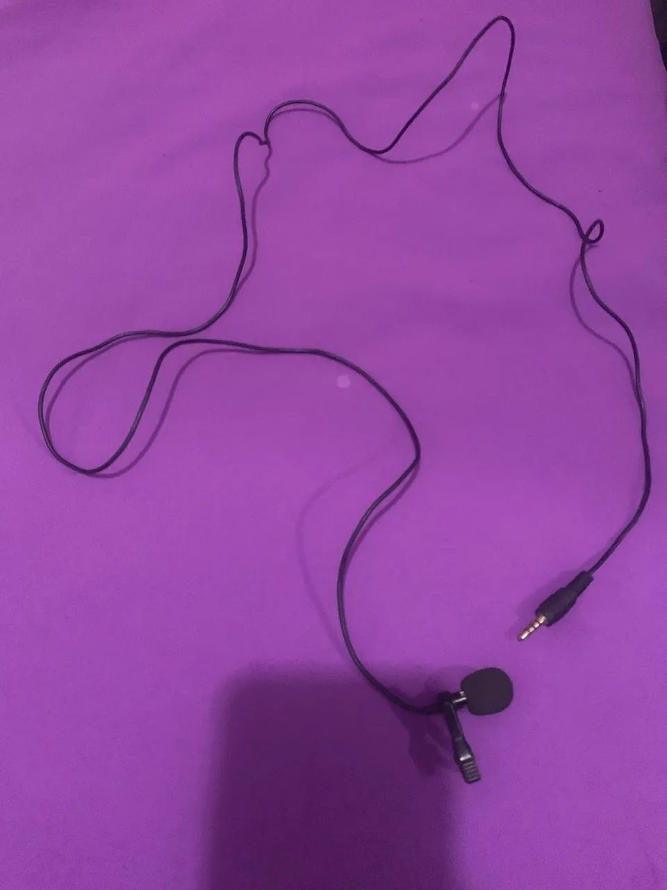 Microfone de lapela para entrevistas com celular e pc - Foto 2