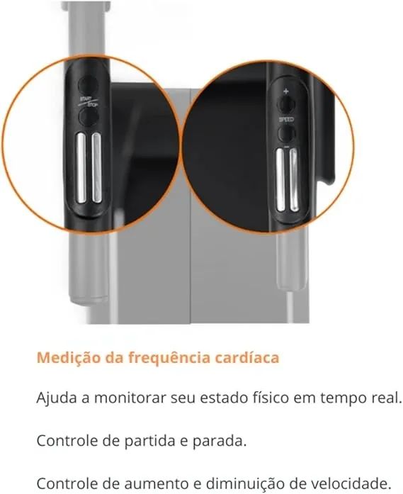 Esteira Elétrica Residencial Dobrável Smart (Nova / Sem Uso) RETIRAR NO LOCAL - Foto 4