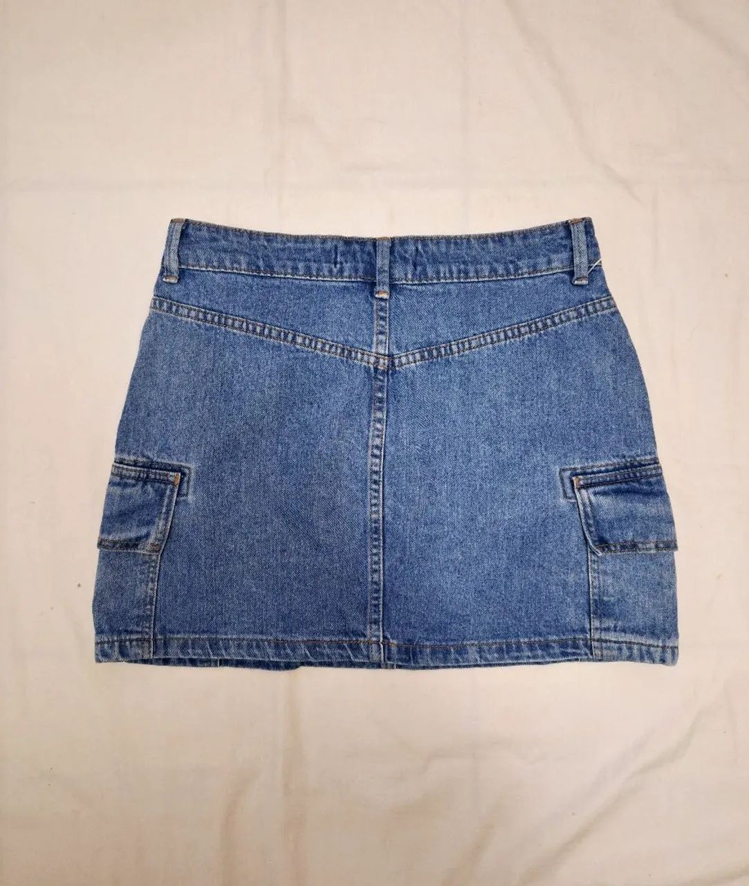 Saia jeans cargo  - Foto 2