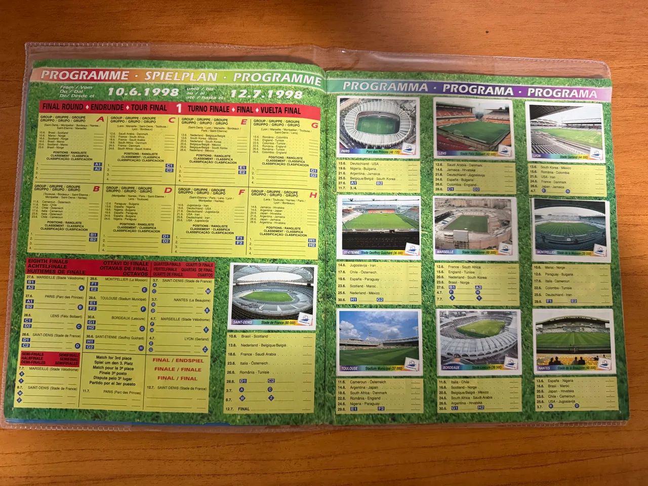 Álbum 98 COMPLETO Copa 1998 - Foto 2